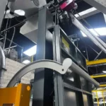 Máquina Granalladora De Cinta Rotativa Modelo ET-160 Y Cargador Para Piezas De Fundición De Hierro
