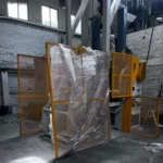 Máquina Granalladora De Cinta Rotativa Modelo ET-160 Y Cargador Para Piezas De Fundición De Hierro