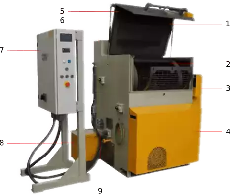 Granalladora RD 100 Partes