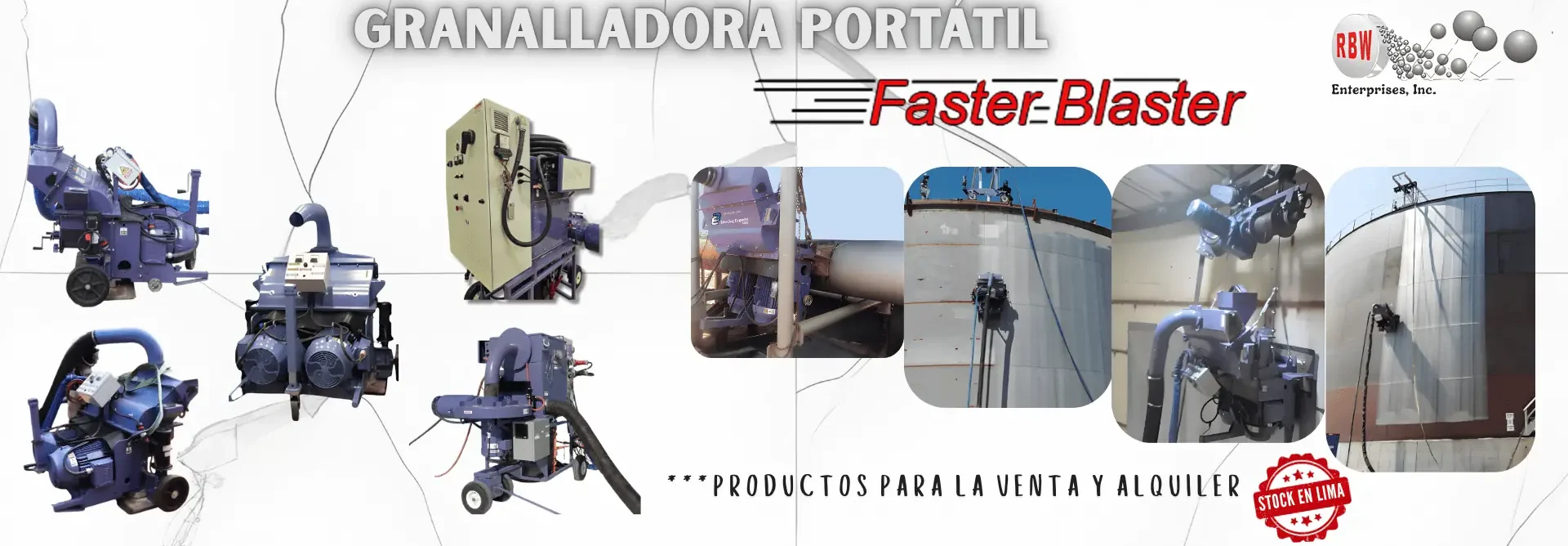 Máquina Granalladora Portátil FasterBlaster
