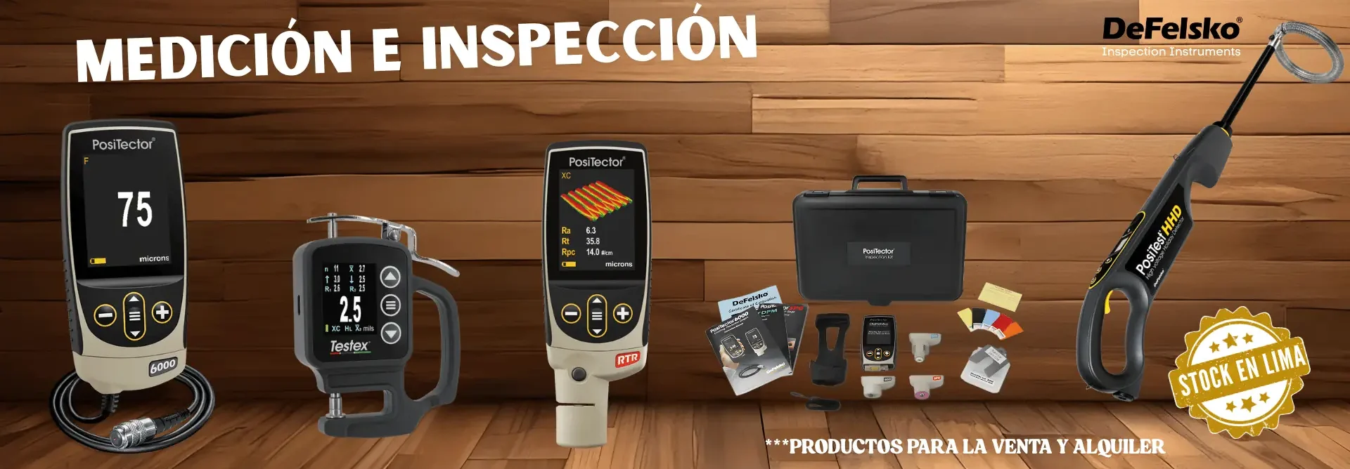 Equipos de Medición e Inspección Defelsko