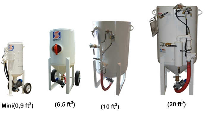 Tolva de Granallado con Sistema de Presión Constante