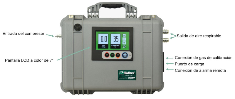 Caja Portátil para Calidad de Aire - AirGuard - Bullard