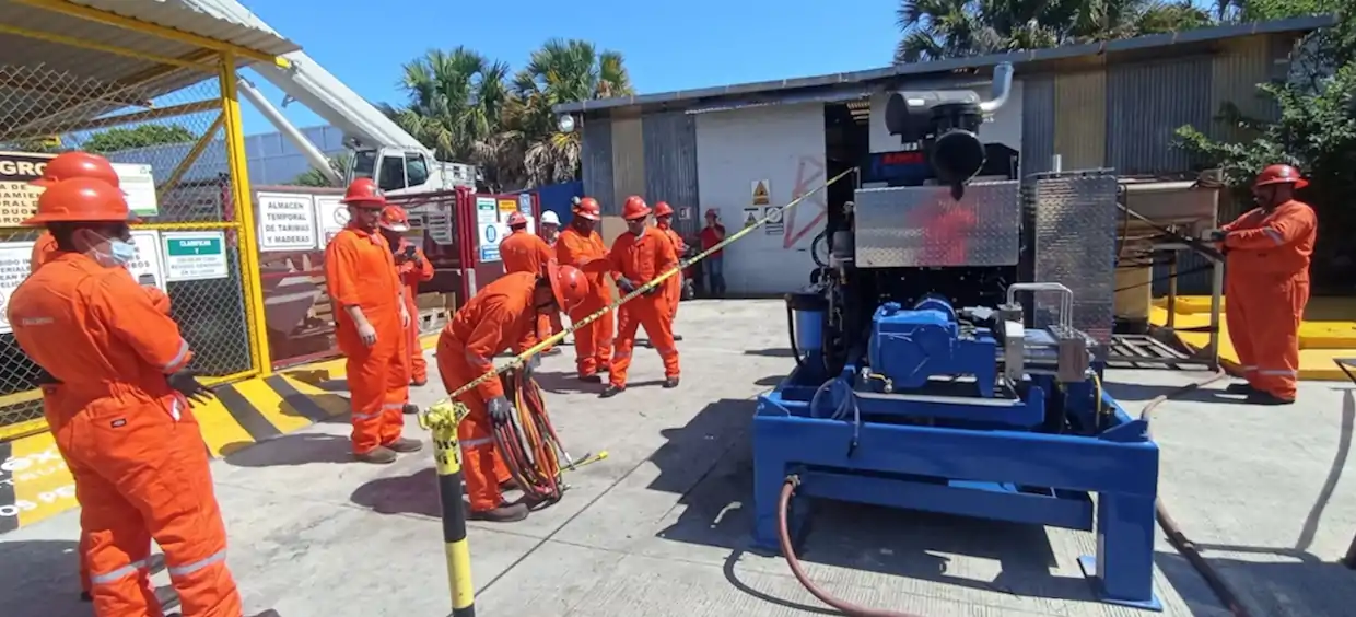 Instalación y Puesta en Marcha del Equipo Water Jetting D115