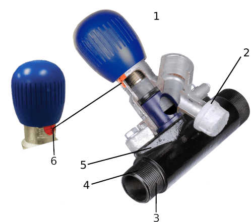 Puertos internos promueven mejor flujo de abrasivo y mayor vida útil de los componentes internosFunción de limpieza permite la eliminación de obstáculos mientras están instalados en el recipienteLa base es de acero forjado endurecido para larga vidaKit de reconstrucción puede ser instalado desde el lado inferior de la válvula mientras está montado en el recipientePatrón de la base hace que sea fácil el alineamiento de los agujeros de los tornillosVPI (Indicador de Posición Virtual)
