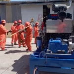 Instalación y puesta en marcha del equipo Water Jetting D115 -México